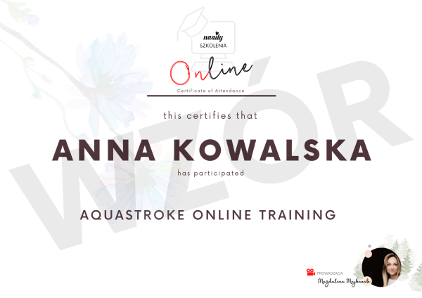 Szkolenie online Aquastroke - obrazek 18
