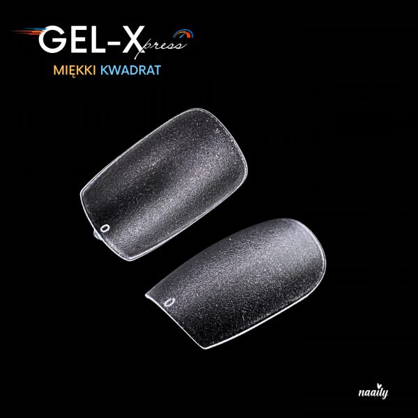 Gel-Xpress | metoda „Soft Gel Tips”- MIĘKKI KWADRAT - obrazek 2