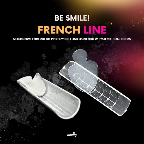 Silikonowe foremki do frencha na dual formach BE SMILE! FRENCH LINE Naaily - obrazek 2