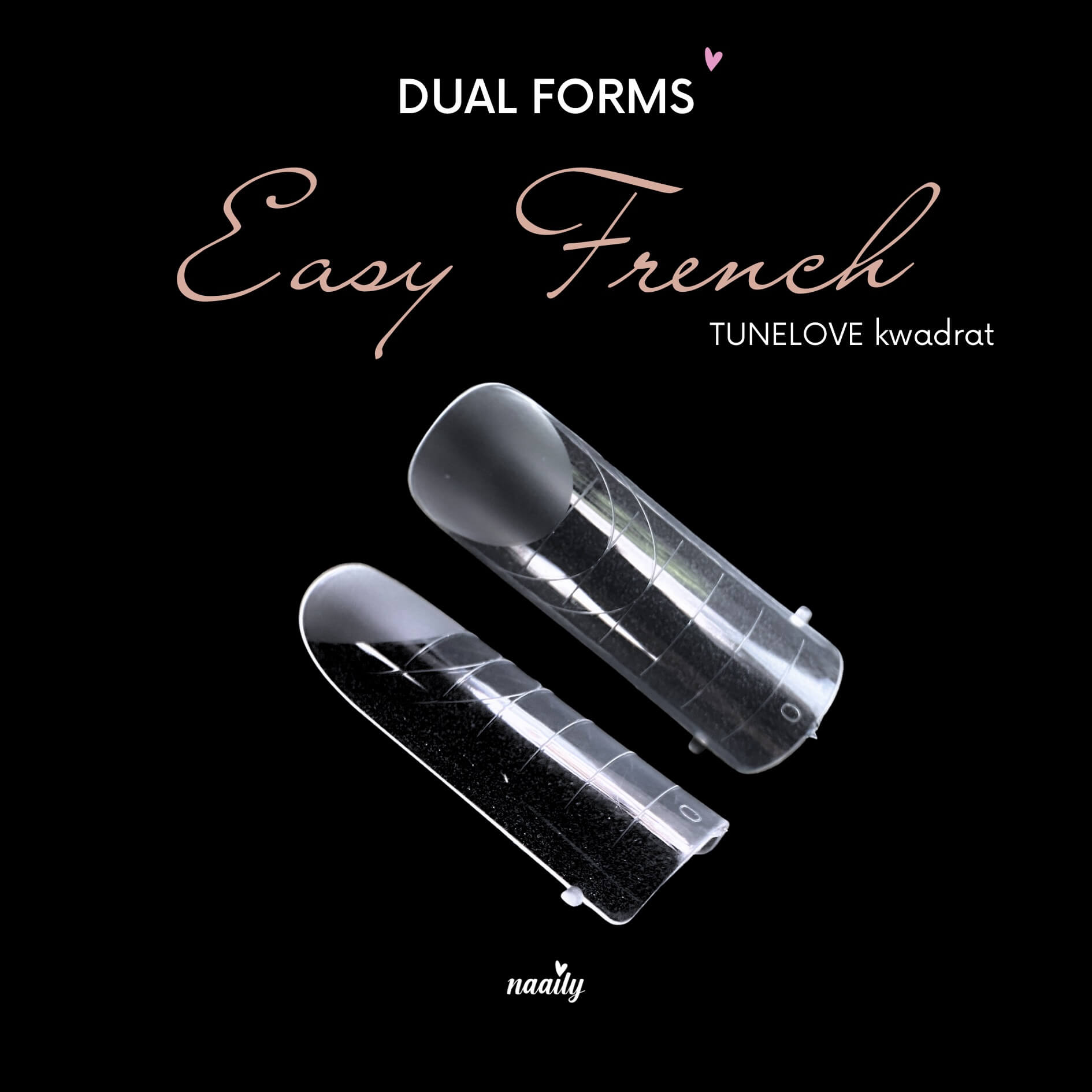 DUAL FRENCH SET: zestaw dual form i silikonowych foremek do frencha BE SMILE! FRENCH line - obrazek 4