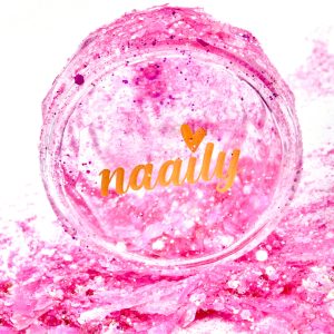 Pyłek do paznokci Glimmer Pinky