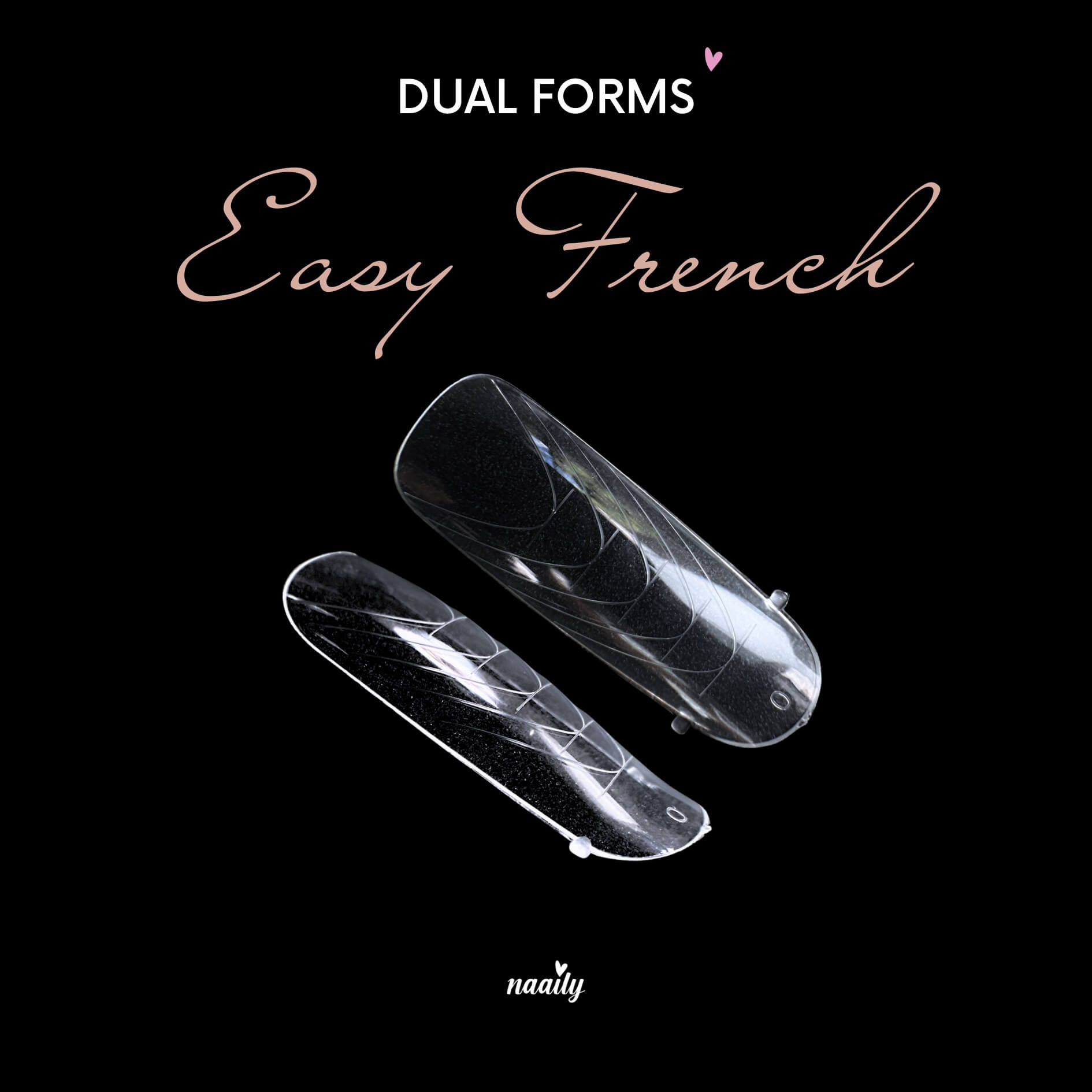 DUAL FRENCH SET: zestaw dual form i silikonowych foremek do frencha BE SMILE! FRENCH line - obrazek 3