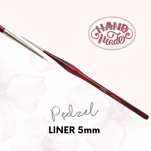 Pędzelek do zdobień LINER 5mm Naaily - obrazek 3