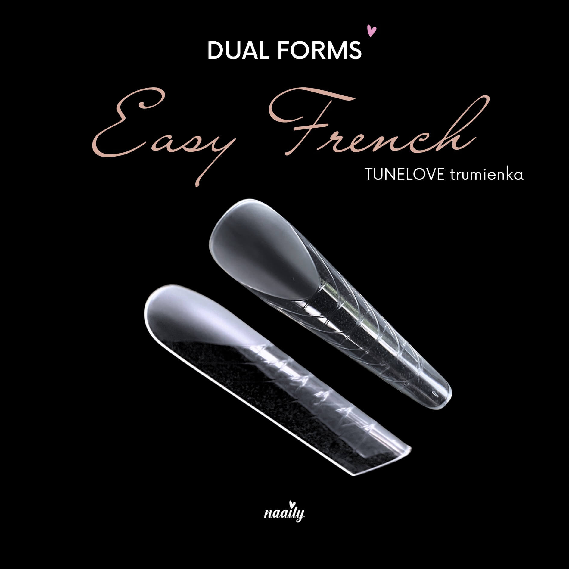 DUAL FRENCH SET: zestaw dual form i silikonowych foremek do frencha BE SMILE! FRENCH line - obrazek 5