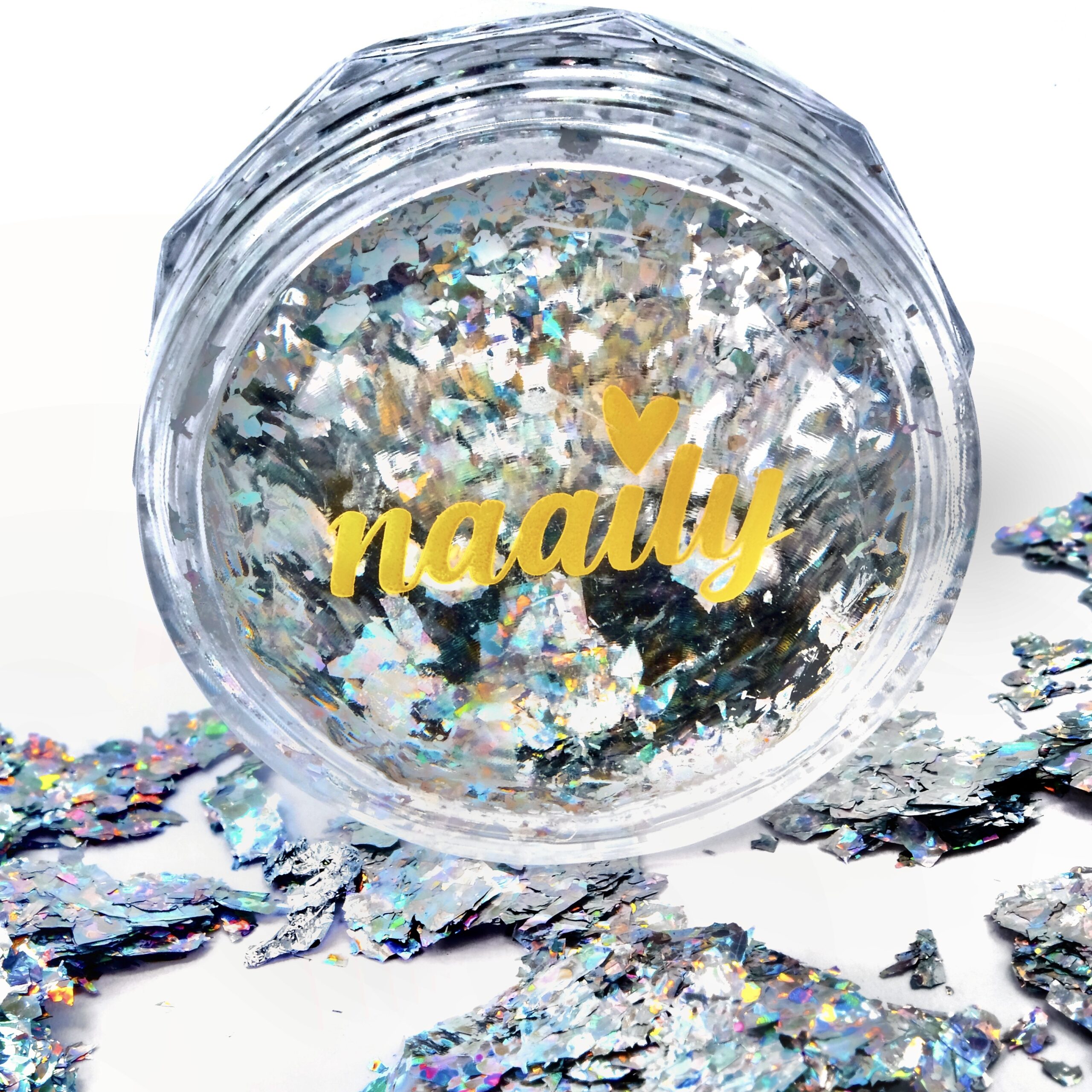 Pyłek do paznokci Płatki Holo