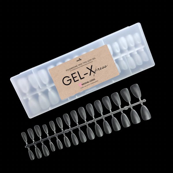 Gel-Xpress | metoda „Soft Gel Tips”- MIGDAŁ LONG - obrazek 5