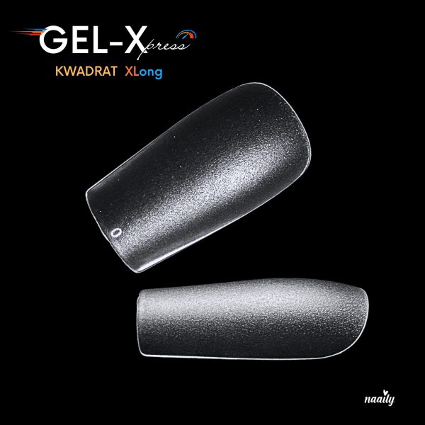Gel-Xpress | metoda „Soft Gel Tips”- KWADRAT XLong - obrazek 2