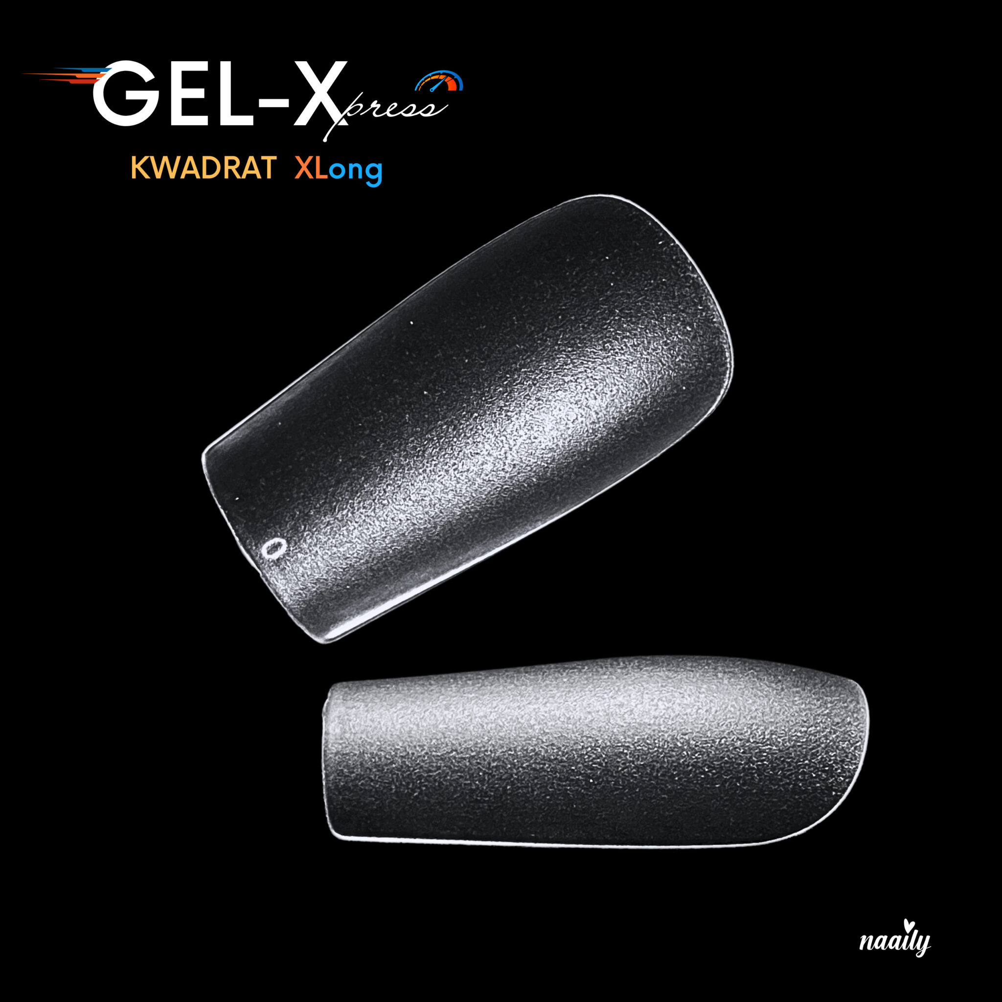 Gel-Xpress | metoda „Soft Gel Tips”- KWADRAT XLong - obrazek 2