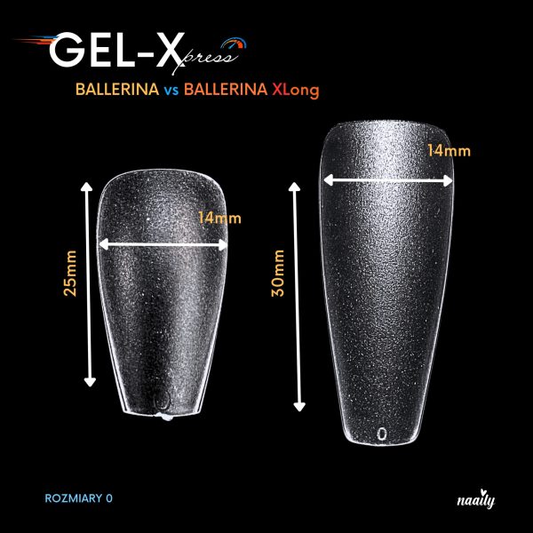 Gel-Xpress | metoda „Soft Gel Tips”- BALLERINA XLong - obrazek 3