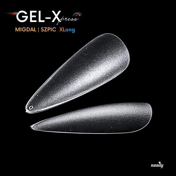 Gel-Xpress | metoda „Soft Gel Tips”- MIGDAŁ | SZPIC XLong - obrazek 2