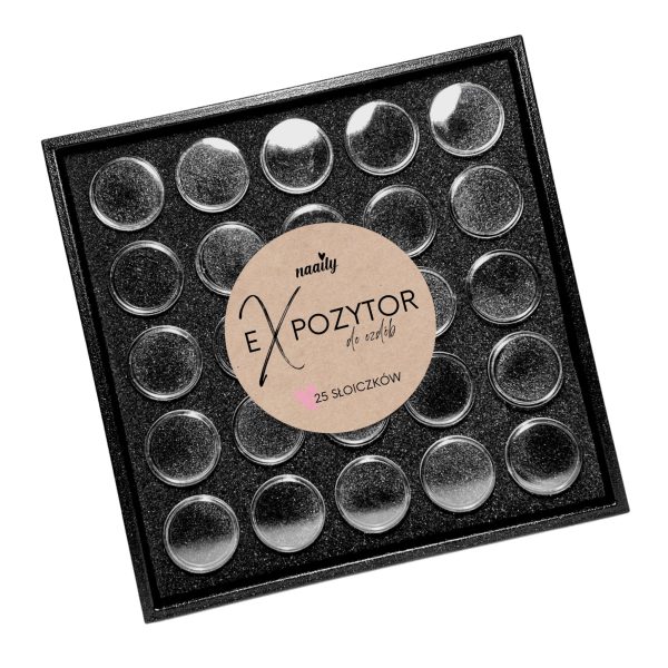 eXpozytor do ozdób | 25 słoiczków