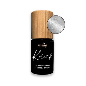 Kociak srebrny - lakier hybrydowy z efektem cat eye 5ml