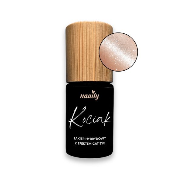 Kociak miedziany - lakier hybrydowy z efektem cat eye 5ml