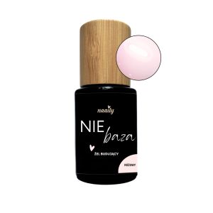 NIEbaza: żel budujący różowy | pink 10ml