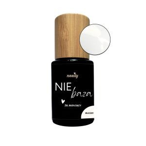 NIEbaza: żel budujący mleczny | milky 10ml