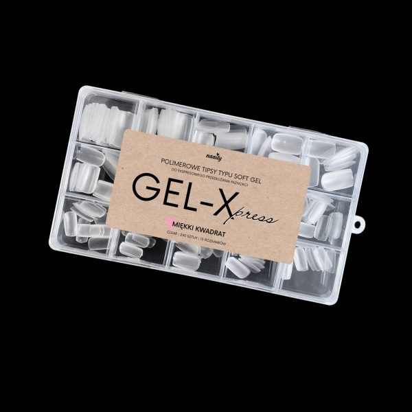 Gel-Xpress | metoda „Soft Gel Tips”- MIĘKKI KWADRAT