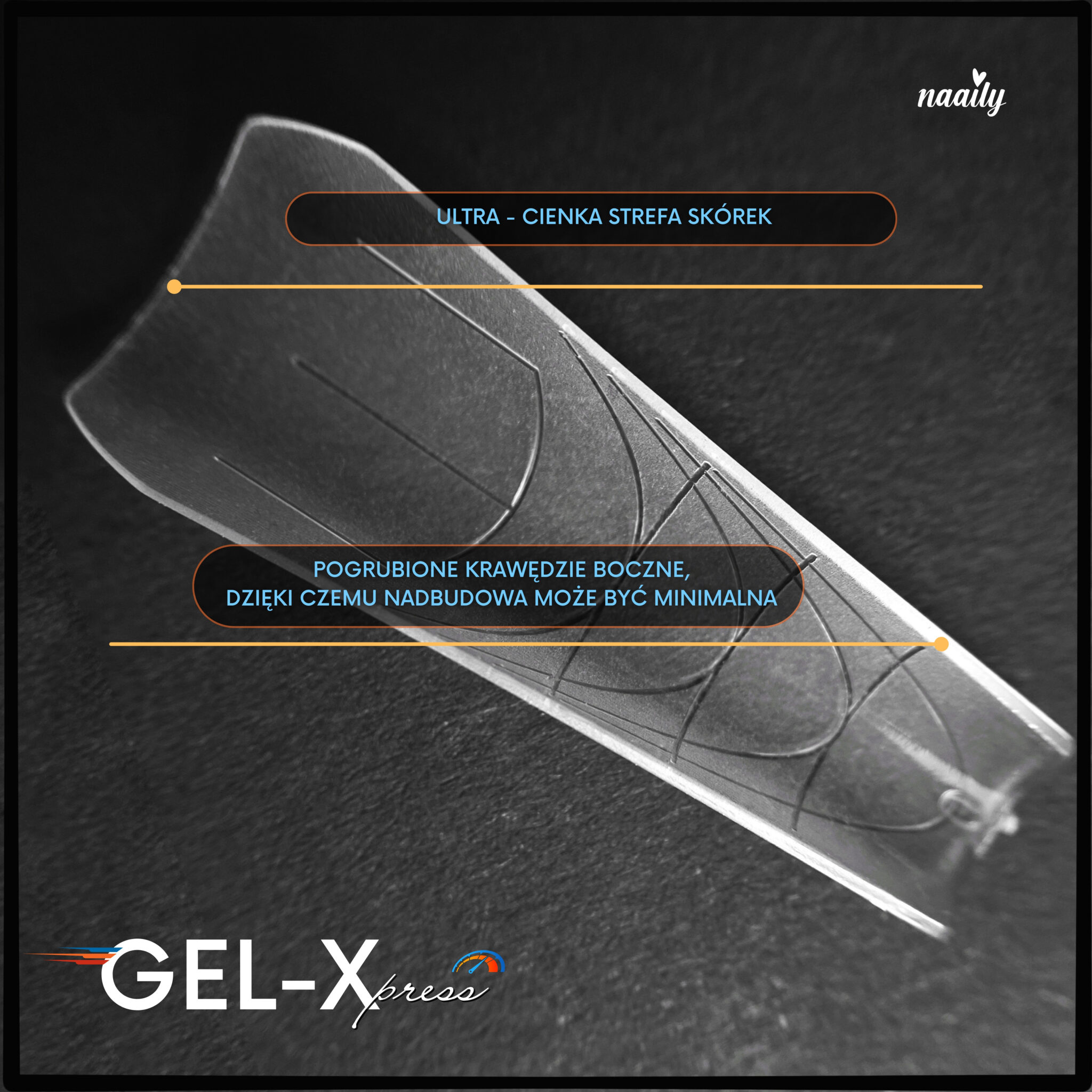 Gel-Xpress - BALLERINA XXL EASY FRENCH - obrazek 3