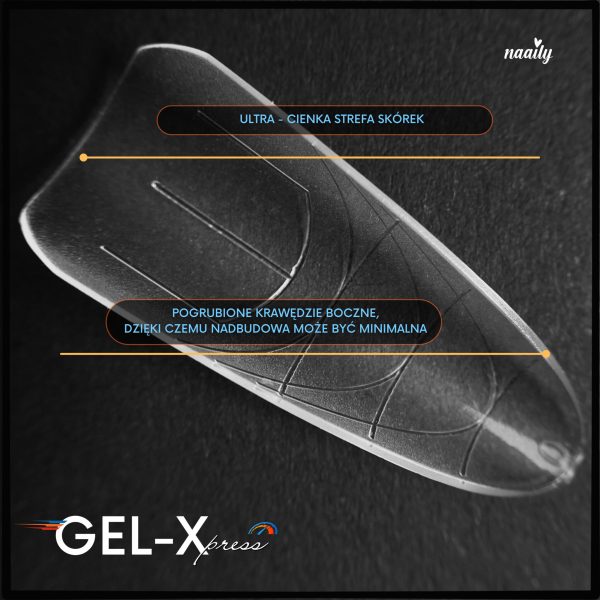 Gel-Xpress - MIGDAŁ | OVAL XXL EASY FRENCH - obrazek 3
