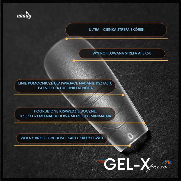 Gel-Xpress - BALLERINA XLong EASY FRENCH - obrazek 2