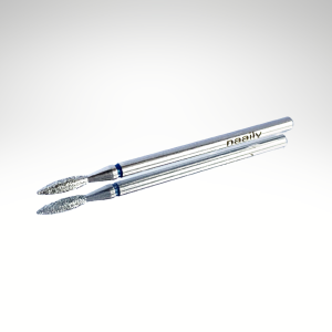 Frez do skórek ŁEZKA z nasypem diamentowym