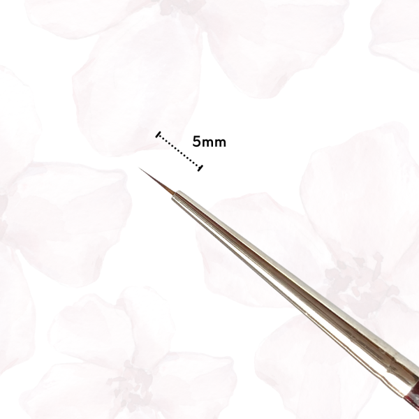 Pędzelek do zdobień LINER 5mm Naaily - obrazek 2