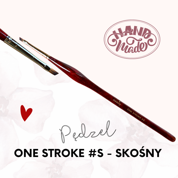 Pędzelek do zdobień ONE STROKE Skośny Naaily - obrazek 5