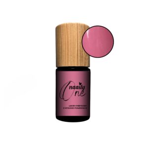 lakier hybrydowy zgaszony róż, lakier hybrydowy nude różowy, kryjący lakier hybrydowy Naaily One, trwały lakier do manicure