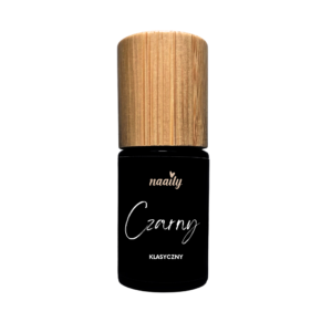 Lakier hybrydowy do paznokci extra kryjący – Naaily Czarny 5 ml